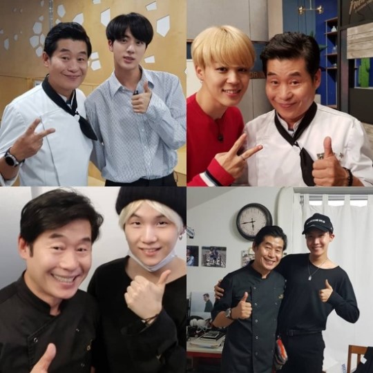 Celebratory photo by Lee Yeon-bok star chef who met with BTShas released the book.On the 6th, Lee Yeon-bok chef said through his instagram, South Korea chair BTS.I still met four people. # BTS # Jin released the photo with the article # J-Hope # Sugar # Jimin.Lee Yeon-bok in the public photo poses with a bright smile with BTS.Meanwhile, BTS has been receiving explosive attention worldwide, ranking 8th in Top Artist and 2nd in Top Artist Duo/group in the year-end settlement of the United States of America Billboard in 2018, and ranked 1st in Social 50 Artist.