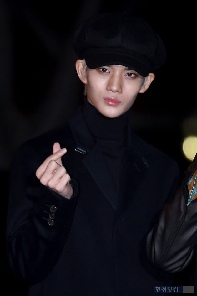 Group Wanna One Bae Jin Young attended Music Bank rearsal held at the public hall of KBS New Building in Yeouido, Seoul on the morning of 7th.