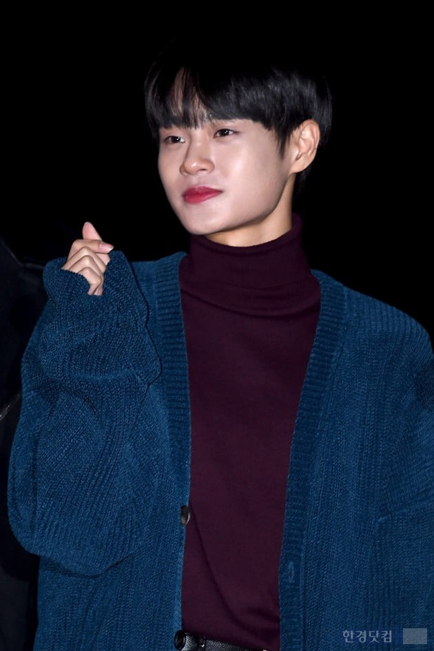 Group Wanna One Lee Dae-hwi attended Music Bank rearsal held at the public hall of KBS New Building in Yeouido, Seoul on the morning of the 7th.