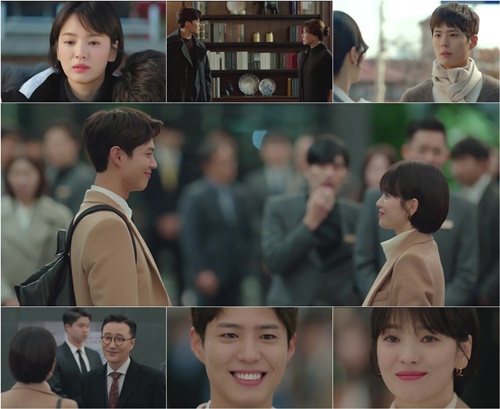 Boy friend actors Song Hye-kyo and Park Bo-gum show breathtaking endings and the first place of the dramatook the place.According to Nielsen Korea, a ratings agency on the 7th, TVNs Boy Friend ratings, which were broadcast on the afternoon of the 6th, recorded an average of 9.3% and 10.6% of paid platform households that integrate cable, IPTV and satellite, and the first place of all channels including terrestrial broadcasting for the fourth consecutive time. TVN Target (Men and Women 2049) ratings also averaged 5.7% and 6.4%, the first place including all channels.The drama revealed the dignity of the strong man.In the Boy Friend broadcast on the same day, Jinhyuk (Park Bo-gum) approaching Claudia Kim (Song Hye-kyo) and Claudia Kim pushing such Jinhyuk were drawn and focused attention.In particular, Jinhyuk has caught the attention of viewers with the face of a man who is courageously reaching out for Claudia Kim, who is in trouble.Claudia Kim tried to distance herself from Jinhyuks heart that she wanted to see her.But then, toward Jinhyuk, who was tired of running to himself all night, It is Savoie painful to get away from a good friend one morning.Thats why Im going to stop it. At this time, Jin Hyuk, who was awake, realized that Claudia Kims words and actions to push him out were not sincere, took Claudia Kims birthday and settled the car accident.Especially, to the equipment (Kwak Sun-young), who came to him, I am not curious like a joke.I think it is meaningful even if it is Savoie for a while that a person puts a person in mind. Jin Hyuks appearance made the viewers tremble.Claudia Kim also attracted attention with her inability to push such a Jinhyuk easily.In addition, Claudia Kim and Jinhyuks hearts made viewers more immersed.Claudia Kims heart to say, Do not come any closer, Jinhyuk said, I decided to go to the world where you stand alone.I dont know yet, and I dont want to let you be alone. Thats it. He doubled his heartbeat.There is a growing interest in how their relationship will change in the future.