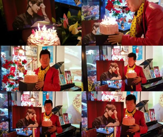 Singer Tae Jin-ahhhhhhh celebrated Wanna Ones Kang Daniel birthday.Jina Entertainment, a subsidiary company, released a video of Tae Jin-ahhhhhh celebrating Kang Daniels birthday on November 11.In the video, Tae Jin-ahhhhhh is singing a birthday song Happy Birthday to You with a picture of Wanna One Kang Daniel in one hand and a big cake in the other hand.At the end of the video, he says, I love you, and looks at the pictures of Kang Daniel lovingly, capturing the attention of viewers.It is said that Tae Jin-ahhhhhhh is a surprise event for Kang Daniel, who celebrated his birthday on the 10th.Tae Jin-ahhhhhhhs love for Kang Daniel has already been well-known. He also showed affection for Kang Daniel often calls and patriots are different in a recent program.In particular, Tae Jin-ahhhhhh has been communicating with young junior Singers such as Gangnam as well as Kang Daniel, and shows off Friendship beyond generations.
