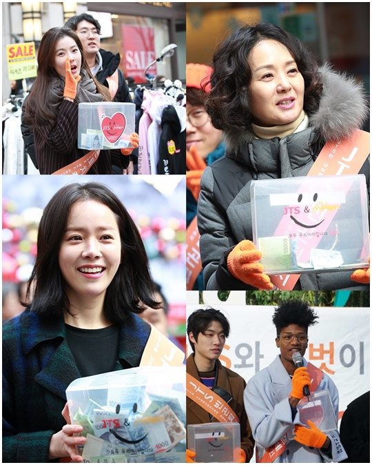 Actor Bae Jong-ok, Han Ji-min and Yoon So-yi will raise money for Myeong-dong street on the special stage in front of Myeong-dong KEB Hana Bank from 2 pm to 3 pm on the 15th.Bae Jong-ok, Han Ji-min, and Yoon So-yi, including members of the group Hello Venus, Im Semi, Gobo, Lee Byung-hoon, Baek Eun-kyung, Choi Mun-kyung, Cha Jong-ho and model Han Hyun-min,They are participating in the street fundraising campaign twice a year even during busy schedules, which has been going on since 2004 under the leadership of Noh Hee-kyung.With our little Sui Gu, someone goes to school, someone gets better, someone gets better, someone gets life, thats why we should never stop this little Sui Gu, Noh said.A special performance will be prepared with talent donations. The MC will be held by comedian and professor Kim Byung-jo and son Kim Hyung-joo.In addition, vocalist Nan A-jin, JTBCs Phantom Singer Season 1 bass Park Yo-sep, Brillante Childrens Choir, and two-member acoustic duo Pum (vocal Park Cho-hee, keyboard Jung In-kyung) will all perform with talent donations.The street fundraising will be organized by JTS (Join Together Society), an international relief organization for the special status of UN Economic and Social Council, and will be hosted and hosted by YG Entertainment, a group of broadcasting film and performance artists.The theme of street fundraising is Be a mother of hungry global children.YG Entertainment was established to make milk powder, baby food, and medicines for children who are suffering from chronic malnutrition and are dying because they can not receive simple diseases.