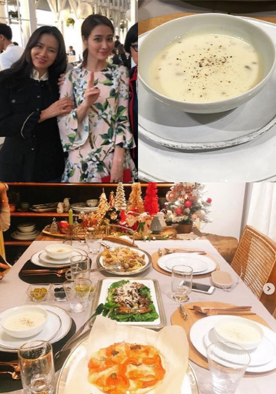 Actor Lee Min-jung reveals his best friend Son Ye-jins kiln skillsOn the 12th, Lee Min-jung boasted Son Ye-jins food skills through his Instagram: Ye Jin-pyos rice bowl.Italian course potato soup flavor ~ ~ ~ ~ What can not be done in the photo, Christmas atmosphere and rich food are filled with table.Especially, the perfect Son Ye-jin skill, which is as good as the restaurant, and the flat food and the plating, attracts Eye-catching.Lee Min-jung, Son Ye-jin is a close friend who is eating a meal at MS Team Entertainment.Meanwhile, Lee Min-jung is currently appearing on SBS Saturday Drama Fate and Fury, and Son Ye-jin recently released his first house after his debut through SBS entertainment program Death and Fury.