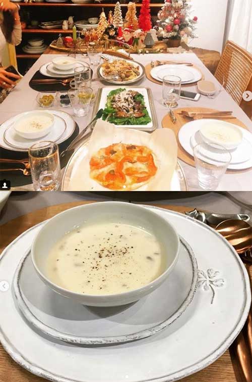 Lee Min-jung admired the rice bowl that his best friend Son Ye-jin prepared himself.On the 12th, Lee Min-jung posted a picture of his food through his Instagram with an article entitled What is the taste of Italian course potato soup ~ ~ ~ ~.The photo shows the interior of the Christmas atmosphere and the richly prepared table, which attracts Eye-catching.Lee Min-jung and Son Ye-jin are eating a meal at the same agency, MS Team Entertainment, and are known as best friends.Meanwhile, Lee Min-jung is currently appearing on the weekend drama SBS Fate and Fury.