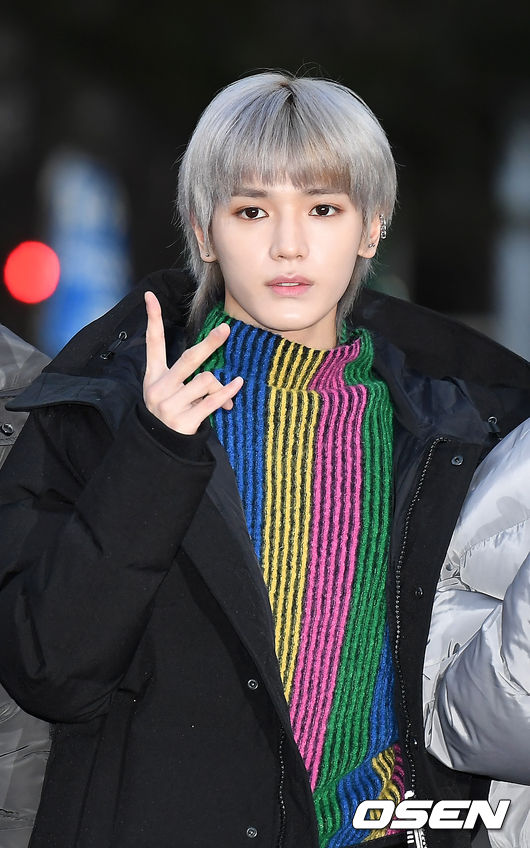 NCT127 Tae Yong is attending the rehearsal of KBS2 Music Bank held at the public hall of KBS New Hall in Yeouido, Seoul on the 14th.
