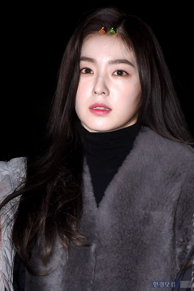 Group Red Velvet Irene attended Music Bank rearsal held at the KBS New Hall in Yeouido, Seoul on the 21st and has photo time.