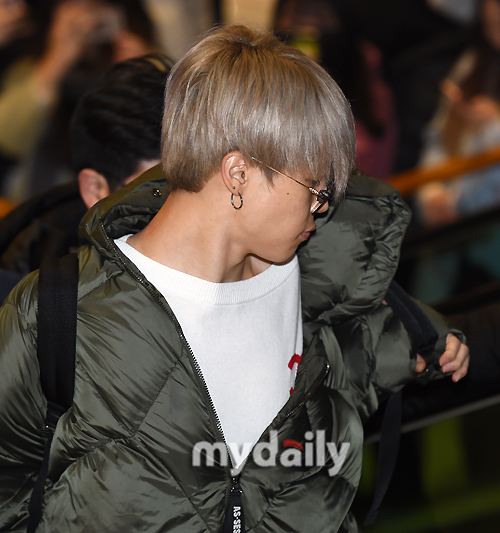 BTS Jimin is leaving for Tokyo, Japan, via Gimpo International Airport on the afternoon of the 21st to attend high-touch events.