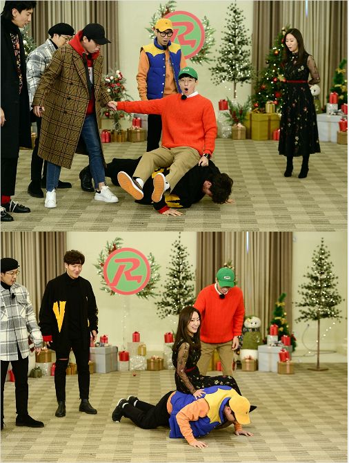 On the 23rd broadcast Running Man, Kim Jong-kook and Ji Suk-jin suddenly ran the UPS power battle.Kim Jong-kook, who was a capable, made a smooth push with Yoo Jae-Suk on his back, and Ji Suk-jin, who saw it, also challenged himself with his usual appearance.The members said, The result is a predictable Battle, but Ji Suk-jin, who did not care, surprised everyone by showing his back to Jeon Hye-bin with his guest on the day.The reason why the unexpected force Battle unfolded and the results can be confirmed today at 4:50 pm on the Running Man broadcast.Running Man is decorated with Christmas Special pair race following Mission Year-end Settlement race, and Jeon Hye-bin and Girls Generation swim, Han Seon Hwa, Park Ha-na, Sunghoon and Hwang Chi-yeol are together.