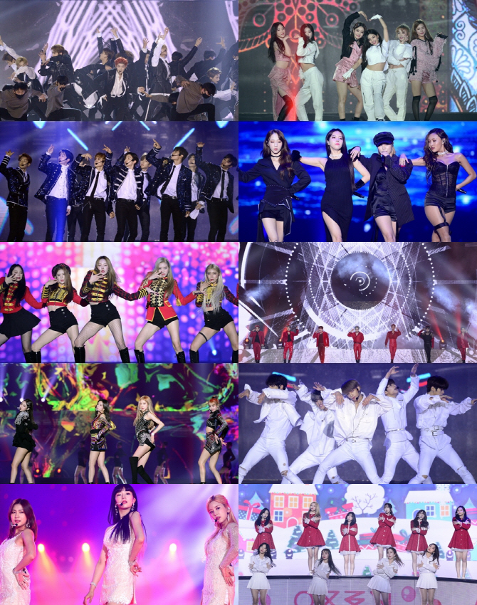 2018 SBS KPop year-end festival, which was broadcast live from 5:30 pm on the 25th (Tuesday) at the Kai Dome in Gocheok, Seoul, was hosted by Jeon Hyun-moo and Jo Bo-a, while BTS, EXO, Wanna One, REDVelvet, WINNER, Apink, Stern, Monstar, NCT, Se. A total of 18 teams, including Bentin, Bitobi, TWICE, Black Pink, iKON , Mamamu, Momo Land, GFriend and GOT7, gathered in one place.This years slogan was THE WAVE, focusing on the Korean Wave craze, as in 2018, when the popularity of our singers was higher than ever around the world, centered on BTS.The KPop year-end festival consists of a limited special stage of KPop year-end festival that encompasses the past, present and future of Korean Wave and a variety of stages to look at the performances of artists this year.The NEW WAVE section marked the start of the festival with the stage of new artists who spent the year hot, including Stray Kids, The Boys, (girls) children, and Momo Land.Following the stage of REDVelvet, Icon and Apink, the cover stage of the hit songs of senior Idol was also unfolded.In NEWTRO WAVE, REDVelvet and TWICE collaborated on S.E.S.s Dreams come true, and Monstar, Seventeen, and Wanna One set up a new retro stage with the KPop near-end festival limited edition, which covered 2PMs Again & Again stage.GFriend set up a sensible winter stage that was summer summer and winter winter.EXOs Baek Hyun, Chen, Chan Yeol, and Dio appeared in white suits on the stage where the Land piano was placed, and called Miracle of December to raise the year-end atmosphere to the fullest.The first part ending of KPop year-end festival was finished with hip-hop.Through LEGENDARY WAVE, Korea Hip Hops Origin, Tiger JK, Yoon Mi-rae and Beeji decorated the first part ending.Followed by Mama Mu Moon, Apink Bomi, GFriend Galaxy, and TWICE Dahyun announced the start of the second part with the cover stage of the big bang.The main character, who took the best one minute of the day (based on Nielsen Korea Seoul Capital Area), was WINNER Song Min-ho, who first released the solo new song stage.Song Min-ho, who appeared in colorful yellow costumes, boosted the atmosphere with the Millions, which was presented with WINNER members following the solo song Anakne.This was not the only initial public release.Seventeen released the Korean version of his debut title song CALL CALL CALL! for the first time at KPop year-end festival.The BTS stage, which had its best year of the year, also followed: BTS proved popular with a medley of six hits at the KPop year-end festival.Starting with No more Dream, I set the stage with colorful performance including Sang Man, Kae, Burning, DNA and Idol.The ending was decorated by EXO, which led to the peak of the fever of the Gocheok Dome with Love Shot and Tempo.EXO has decorated the United States with stage design and sophisticated performance using motorcycles.Despite the spectacular cast, distracting Camera walking and sound accidents were disappointing.Rather than putting singers and performances on the screen on the stage of Black Pink and GFriend, they bought fans originality with full shots, air shots, and vertical bird eye views.The sound was not heard, or the blinking lights were sad.The ratings of Nielsen Korea accounted for 5.0% and 7.0% nationwide. The audience rating of 2049 based on Seoul Capital Area was 5.1%.kim yun-ji