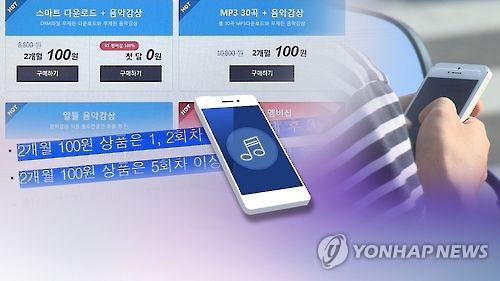 '스트리밍·다운로드'…음원값 일제히 인상(CG) [연합뉴스TV 제공]