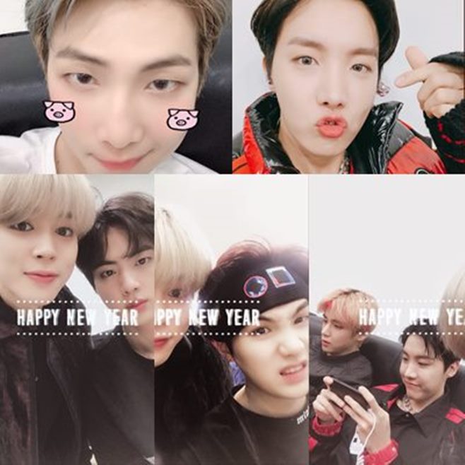 Members of the BTS (BTS) delivered their 2019 New Year greetings.BTS (RM Jay-hop Suga Jean Jimin V Jungkook) delivered a New Years greeting to fan club Ami and the public through official Twitter Inc. on the 1st.Jay Hop revealed a cute Selfie, saying, Im sorry I fell asleep yesterday ~ Happy New Year, I love you, Ami.Jimin also revealed Selfie with Jean, V, Suga, Jay Hop, and others, Happy New Year, my dear.I think I learned and felt a lot because of you during the last year, and I really appreciate it and I love you a lot. Leader RM also posted his own photo with a short article Please do well in 19.BTS has been in power for a long time in the United States of America Billboard 200 in 2018 and has been active in United States of America and across Europe.