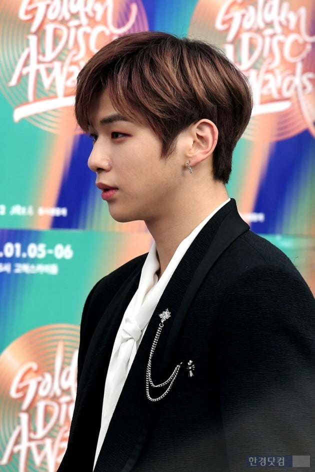 Group Wanna One Kang Daniel attended the 33rd Golden Disk Awards red carpet event held at Gocheok Sky Dome in Gocheok-dong, Seoul on the afternoon of the 6th.