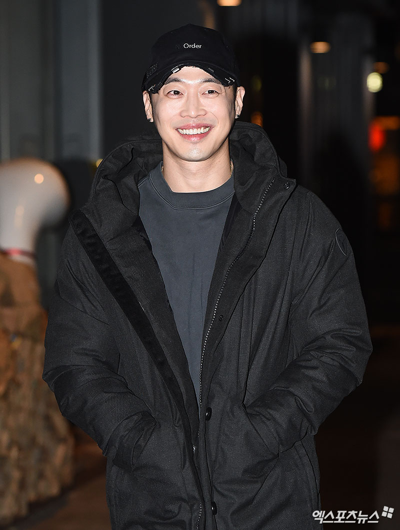 Actor Kim Jae Won, who attended the OCN Wednesday-Thursday evening drama Quiz of God: Reboot at a restaurant in Yeouido-dong, Seoul, is posing.