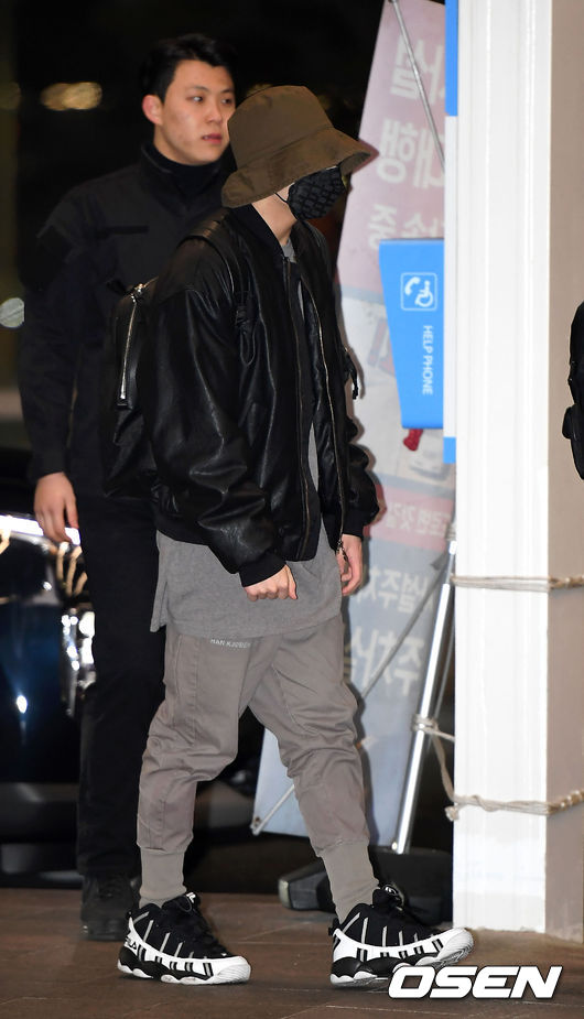 BTS Jungkook is leaving for Nagoya via the Incheon International Airport for the World Tour on Wednesday afternoon.