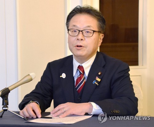 세코 히로시게(世耕弘成) 경제산업상 [교도=연합뉴스 자료사진]