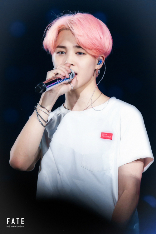 Jimins Pink Head, which was unveiled at the Nagoya Dome Concert in Japan, is on a world tour of Love Yourself, attracting explosive attention from fans around the world.