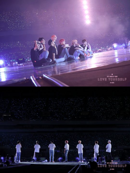 A trailer for the group BTS live Concert, Love Yourself in Seoul (LOVE YOURSELF IN SEOUL) was released.Screen X trailer of Love Yourself in Seoul (LOVE YOURSELF IN SEOUL) was released on the 14th, which is a live-action film of BTS Concert.The screen X trailer, which is open to the public, is an extended screen with a 270-degree panorama that can only be felt on screen X, and it conveys the experience of seeing the stage of BTS at the actual Concert scene.The performance of BTS appears on the front screen, and various images of each members charm are displayed on the left and right screens to maximize the fun of the movie.BTS live Concert movie Love Your Self in Seoul is expected to convey a different pleasure through the vivid presence of Screen X.Love Your Self in Seoul is a film about the live performance of the Seoul Concert, which is the starting point of the BTS Love Your Self tour, which will be held on 42 performances in 20 cities around the world. It will be available at CGV and Screen X theaters nationwide on the 26th.
