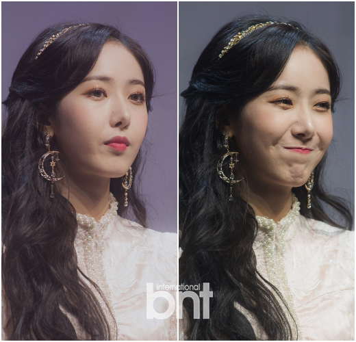 The showcase commemorating the release of the group GFriends second music album Time for us was held at the Gwangjang Dong Yes24 Live Hall in Gwangjin-gu, Seoul on the afternoon of the 14th.GFriend SinB is making a variety of facial expressions.GFriend SinB should say chicGFriend SinB should say its on the brink of burstingGFriend Time for us contains 13 songs including the title song Ya.news report