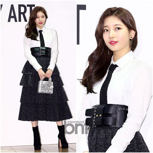 Singer and actor Bae Suzy attended the photo wall commemorating the Dior Lady Art # 3 exhibition held at the Cheongdam-dong Cheongdam House of Dior in Gangnam-gu, Seoul on the afternoon of the 14th.On this day, Bae Suzy caught the eye with more beautiful looks.Brightening the light.Sick pose.Sudden eyes.I cant help it.news report