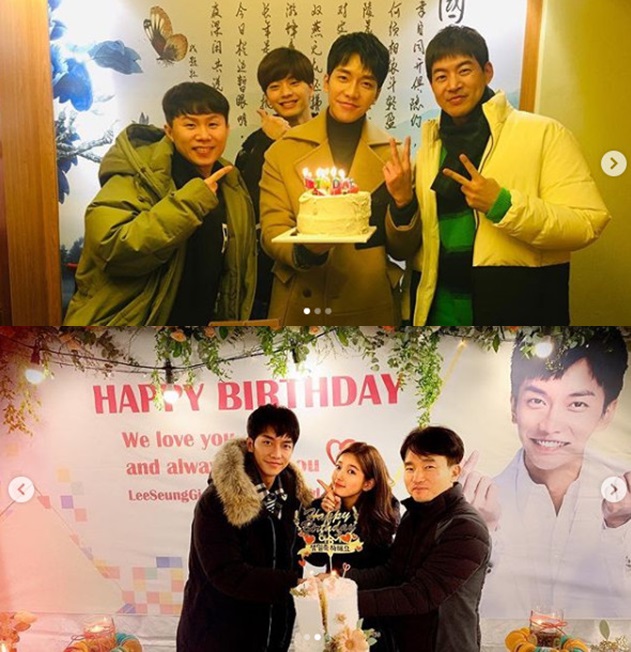 Singer and actor Lee Seung-gi has unveiled a birthday party scene with All The Butlers members and Bae Suzy.Lee Seung-gi said on his 13th day, Thank you for being with me on my true Happy Birthday!# All The Butlers # Vagabond # Space Strong Lee Seung-gi staff and posted several photos.The released photos included a friendly photo taken with BTOBY KISTINGYUNG Jae-jae, comedian Yang Se-hyung and actor Lee Sang-yoon, who are appearing together on SBS entertainment program All The Butlers.All The Butlers members celebrate Lee Seung-gis birthday in various poses, and Lee Seung-gis warm smile holding a birthday cake.Another photo shows a birthday party scene with singer and actor Bae Suzy and director Yoo In-sik in the SBS drama Vagabond. Bae Suzys small face and dazzling beauty attract attention.The netizens who watched the photos celebrated Lee Seung-gis birthday with responses such as Happy Birthday, I will always be together, I will be happy this year, Happy day today and Happy birthday.Meanwhile, SBS drama Vagabond, which Lee Seung-gi has with Bae Suzy, is scheduled to air in May.Vagabond tells the story of a man involved in a civil-commodity passenger plane crash digging into a huge national corruption found in a concealed truth.Photo Lee Seung-gi SNS