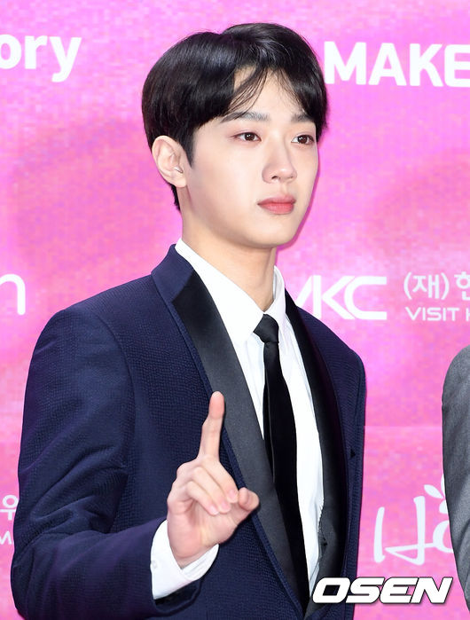 On the afternoon of the 15th, the 28th High1 Seoul Song Grand Prize Red Carpet event was held at Seoul Gocheok Sky Dome.Group Wanna One Lai Kuan-lin steps on Red Carpet
