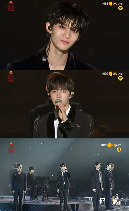 The group Wanna One conveyed its sincere heart to Wannable (Warner One Fan Club), who has been together for a year and a half at the 28th High1 Seoul Song Awards.On the 15th, the 28th High1 Seoul Song Awards were held at the Gocheok Sky Dome in Seoul. MCs were performed by Shin Dong-yeop, Kim Hee-cheol and Kim So-hyun.On this day, Wanna One won the main prize and the Fandom School Award and completely decorated the final Awards.Wanna One delivered a message to fans when he presented the Promise stage with a new feeling with arrangements.As it was the last ceremony for Wanna One to attend, the message sounded even louder.Wanna One said, I do not know what to say to thank you for shining always for the past year and a half.I will give you a better Music with the love you gave me.  I hope you will always look forward to the 11 people who are always doing your best and waiting for tomorrow to come.I will always protect you yesterday, today and tomorrow. Thank you more than anyone. I love Wannable. Wanna One was formed through Season 2 of Mnet Survival Audition Program Produce 101 in 2017.He started his Music charts Olk from his debut album 1X1=1 (TO BE ONE) released in August of the same year, causing the so-called Warner One Syndrome.Wanna Ones activities, which led to a number of hits including Energistic, Give Me Up, Spring Wind, Beautiful and Promise, ended on December 31 last year.The last schedule that Wanna One can digest is 2019 Wanna One Concert Therefore which will be held at Gocheok Sky Dome in Seoul from 24th to 27th.Wanna Ones brilliant activities to the end will be truly over on the 27th, but Wanna Ones heartfelt commitment to fans will be memorable for a long time.I announced another start, not the end, so I was more looking forward to the future.On the other hand, Wanna One members are now planning to meet fans in different ways.