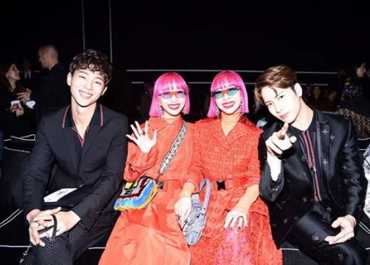Actor Ji Su-ji was captured in Milan.The index released a photo on his SNS on the 15th, with #FendiFW19 #Fendi hashtag, with GOT7 Jackson, Japanese twin Model and Japanese pop duo Amiya (AMIAYA).The photo appears to have been taken at the Fendi 2019 Fall/Winter Mens Collection Show at Milan Fashion Week in Milan.Meanwhile, the index is in the midst of shooting the Netflix drama First Love is the first time.