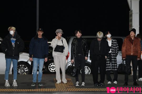Group Monstar X is Departing to Hong Kong through the Incheon International Airport on the afternoon of the 18th to attend the Music Bank in Hong Kong event.