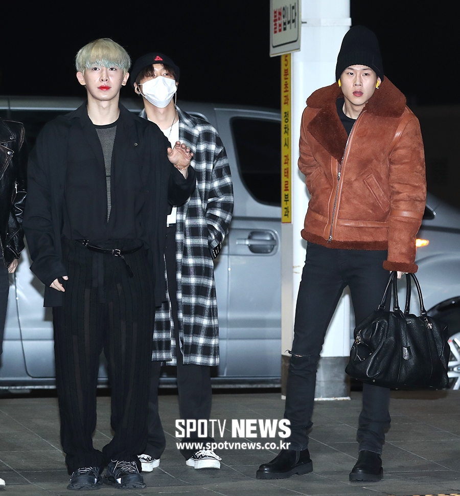 Monsta X The main contribution is leaving the Incheon International Airport on the afternoon of the 18th to attend the Music Bank Hong Kong schedule.