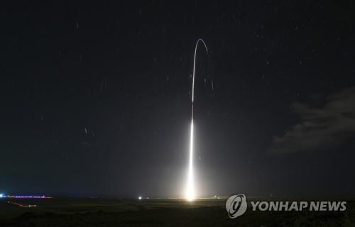 지난해 12월 발사된 이지스 미사일 방어시험시스템 [AP=연합뉴스]