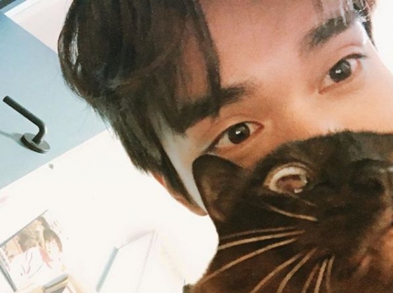Actor Yoo Seung-ho showed off his eyes with his companions grave.Yoo Seung-ho posted a picture on his instagram on the 24th with an article entitled Conclusion: Phone Problem.Yoo Seung-ho in the photo looked at the camera with his companion. Yoo Seung-hos deer-like eyes and eyes are outstanding.The netizens who responded to this responded such as It is really cute, It is handsome and I want to be a Cat.On the other hand, Yoo Seung-ho took on Kang Bok-soo in SBS drama Revenge Returns.