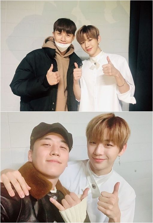 <p> Wanna One Kang Daniel this Concert, the actor Park Seo-joon, Seungri, and finishing.</p><p>Kang, Daniel 25 Afternoon their SNS Park Seo-joon, Seungri and each taken a two-shot published.</p><p>Park Seo-joon, along with a photo taken at the Kang Daniel is the standard row. Concert coming in too. Type cheer thanks to the more was able to work hard! Today also look at thepost added.</p><p>Or Seungri with photo taken at the Kang Daniel Seungri brother got real!! Concert coming in too. Gel busy winning to me is see me and......... So thank youcomment.</p><p>Kang Daniel and Park Seo-joon, Seungri is both the camera and the thumb pointing upward, and a calm smile. A light or visual warming.</p><p>Wanna One is 24, from 27, the Seoul High flush Sky Dome in Concert proceed. This Concert end with Wanna One is the final dissolution, the members of each of the Agency return to the individual activity.</p><p>Meanwhile Wanna One activity to finalizing Kang Daniel is the original company to return to a solo activity plan.</p>