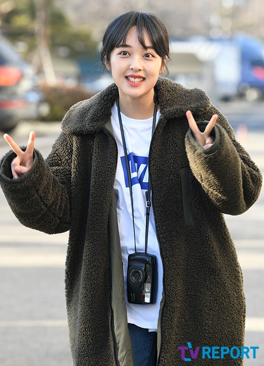 Actor Kim Bo-ra is attending KBS2TV Happy Together 4 recording at KBS annex in Yeouido-dong, Yeongdeungpo-gu, Seoul on the morning of the 26th.