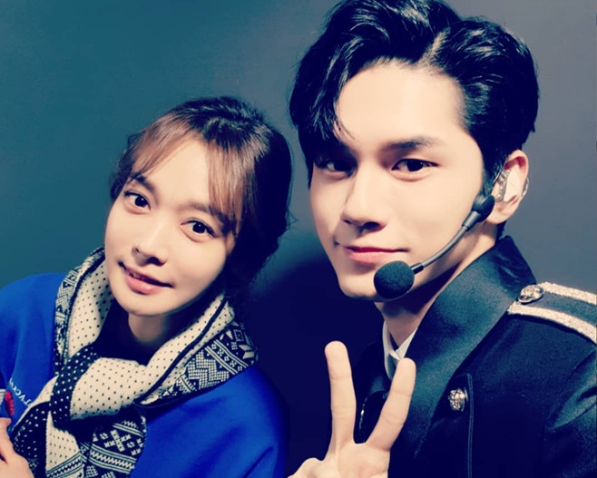 Broadcaster Ahn Hyun-mo showed affection for group Wanna One Ong Seong-wu.Ahn Hyun-mo posted a picture on his personal SNS on the 28th, saying, Ong Seong-wu has dared to put the eighth individual of his eight personal periods in a camera lens.Ahn Hyun-mo in the public photo is posing alongside Ong Seong-wu and looking at the camera.Especially, the figure of Ong Seong-wu, who shows off his warm visuals by drawing a V next to Ahn Hyun-mo, who shows off his innocent beauty, catches the eye.On the other hand, Wanna One, which belongs to Ong Seong-wu, ended its activities after the last concert held at Gocheok Sky Dome in Seoul on the 27th.