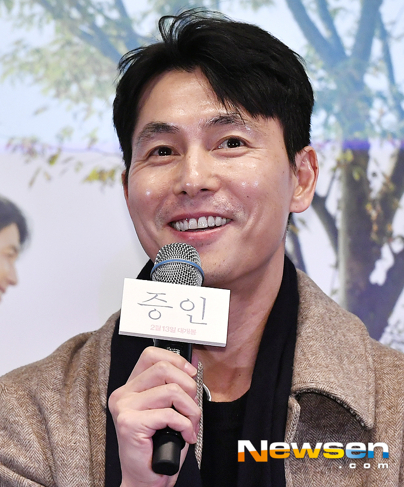 Actor Jung Woo-sung is attending the movie Innocent Witness Mega Talk held at Megabox COEX in Gangnam-gu, Seoul on the afternoon of February 1.useful stock