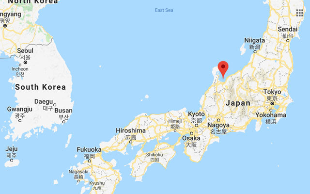 日本富山だけの位置 /写真=ググルメブ