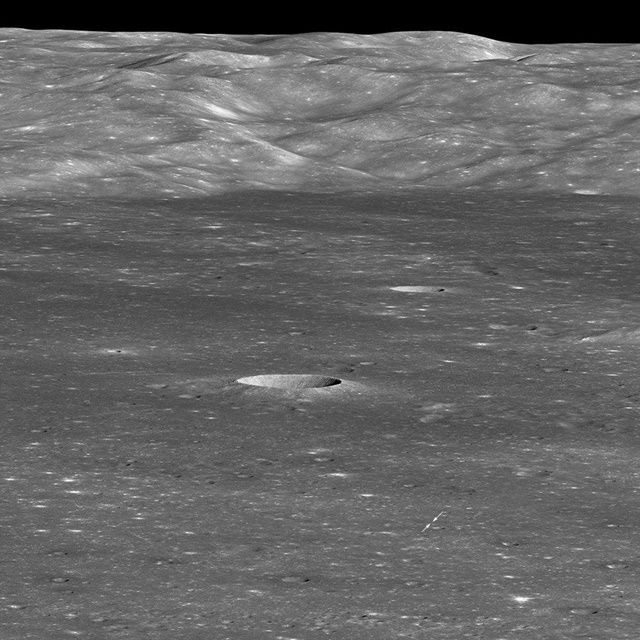 NASA 달 탐사 궤도선이 달 뒷면에 착륙한 중국 창어 4호의 모습을 촬영했다. (사진=NASA/GSFC/Arizona State University)