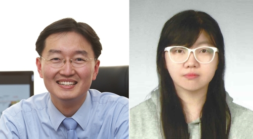 KAIST 생명과학과 김세윤 교수(왼쪽)와 논문 1 저자인 박진아 박사 [한국연구재단 제공=연합뉴스]