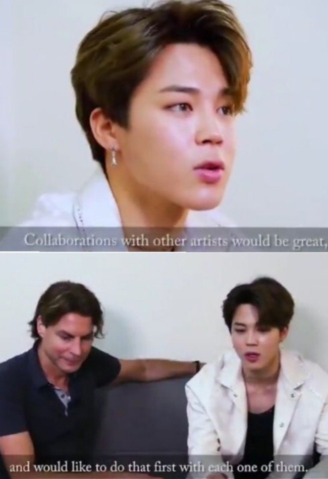 —Westlife, I want to do BTS and Duets.United States of America radio celebrity host impressed by BTS JiminAnecdote that Stokes Nielsen, the host of the radio station Westwood One, which is listened to by an average of 245 million people every week, and founder and CEO of Channel Greatness, was impressed by BTS Jimin is a hot topic.The world paid attention to BTS, who attended the 61st Grammy Awards Best R & B Albums category in Los Angeles on the 11th (Korea time), but the interest of United States of America was particularly hot.In addition, interviews and contents with Stokes Nielsen, who conducted BTS last year during the United States of America visit, are also being re-reviewed online.In a 2017 podcast Stokes & Friends BTS interview, Jimin said, Who do you want to collaborate with? Member Jimin said, I want to collaborate with other artists but I want to collaborate with each member first.Nielsen, who met BTS again in 2018 to attend the Billboard, said, I was impressed by Jimins answer at the time. That is the advantage of BTS.They live like brothers and family members, he said, and the warm atmosphere was created in which all members were impressed by the role.Love calls from famous overseas singers who want collaboration as much as the elevated status of BTS are constant.I have written a song that I can work with BTS and I think it will work well, said Ad Sheeran, a famous British singer who won the 2016 Grammy Awards twice.I really like BTS and it is great. Recently, Westlife, a famous British pop group in Korea, is one of the original boy bands. I want to do BTS and Duets.It would be nice if we were together. In addition, Canadian pop star Shenmendes, American genius singer Charlie Foos, and Camilla Cabeyo, the main character of Havana, are increasing.Despite the pouring of the Colabo Love call to BTS, which became Superstar, Jimins inner heart, which usually thinks of the members first, was known through interviews, and above all, Jimins personality and consideration, which cherishes colabo music work with members, were revealed.BTS Jimins determination to attend the Grammy Awards next year through Vlive and personality are also Superstar-class.On the other hand, BTS will continue its overseas tour at Fukuoka Dome in Japan from 16th to 17th.