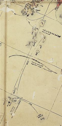 개정일본여지노정전도의 거리선 [동북아역사재단 제공]