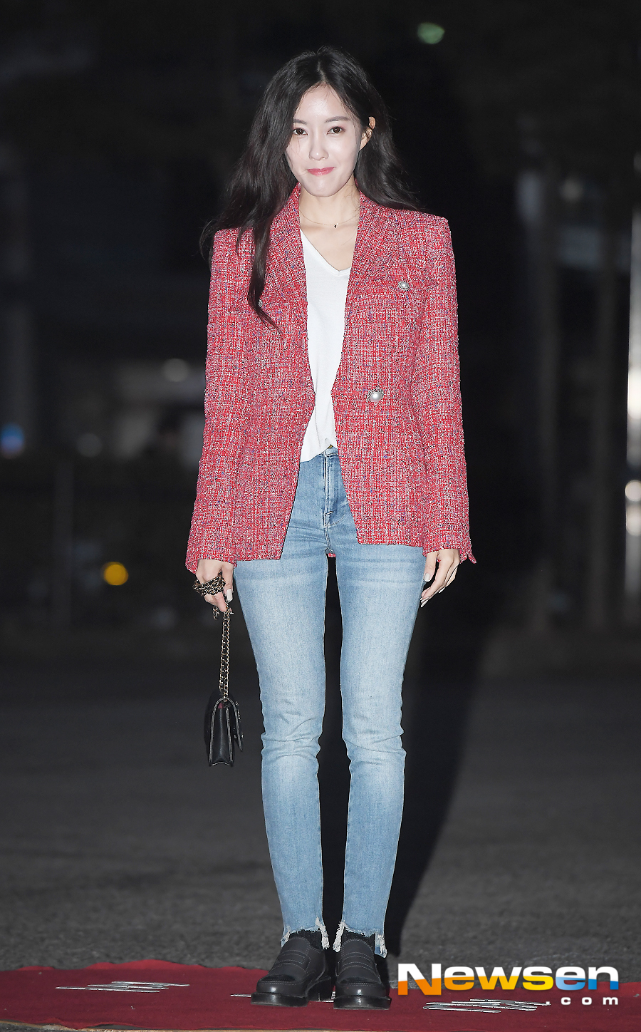 The rehearsal of KBS 2TV Music Bank was held at the public hall of KBS New Pavilion in Yeouido, Yeongdeungpo-gu, Seoul, on February 22.Hyomin attended the ceremony.Jung Yu-jin