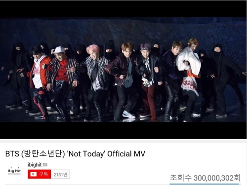 According to their agency Big Hit Entertainment on the 24th, their music video Nat Today on Wings Ambition: You Never Work Alon exceeded 300 million YouTube views at 9:44 pm the previous day.Nat Today is a work that emits intense energy with the performance of BTSs theft, powerful choreography and dozens of dancers.As a result, BTS will have music videos that exceed 9 million 300 million views, including DNA which is the first Korean group to exceed 600 million views, followed by Nat Today.BTS, which entered the comeback countdown, will hold a new world tour Love Yourself Speak Yourself (LOVE YOURSELF SPEAK YOURSELF) from May.The tour, which will be held 10 times in eight cities including North and South America, Europe and Japan, will be held at the super stadium with more than 50,000 seats each time.