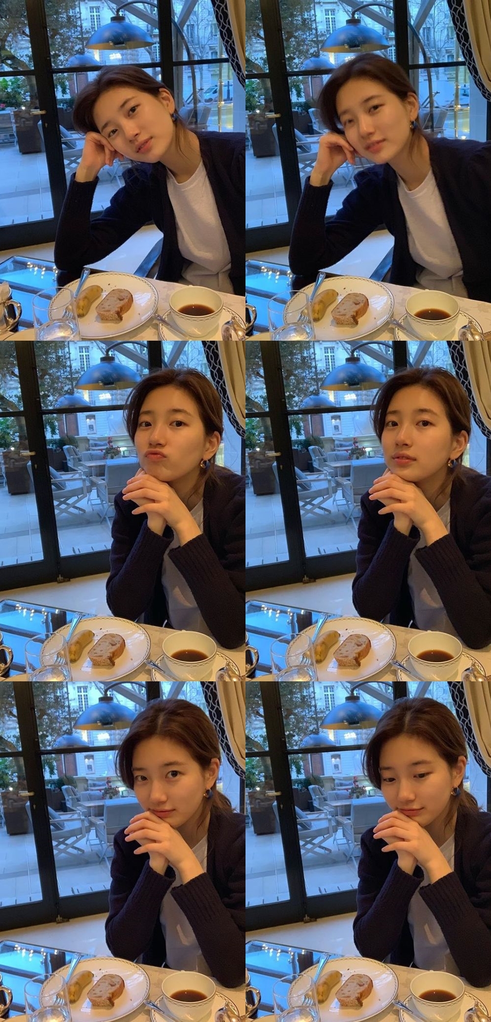 Bae Suzy posted several photos of her instagram on Wednesday from Paris.In the public photo, Bae Suzy poses on a bench in Paris Street; another shows him taking pictures while looking at the camera during a meal at a restaurant.The people who do not wear clothes and make-up make the charm of pure charm more prominent.Meanwhile, Bae Suzy is about to broadcast SBS new drama Bond in May.Bond is a drama about the process of digging up a huge national corruption that a man involved in the crash of a civil passenger plane found in a concealed truth. Lee Seung Gi and Bae Suzy starred.