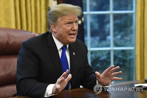 도널드 트럼프 미국 대통령 (워싱턴 AP=연합뉴스)