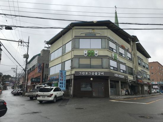 간판. 상업광고 이미지