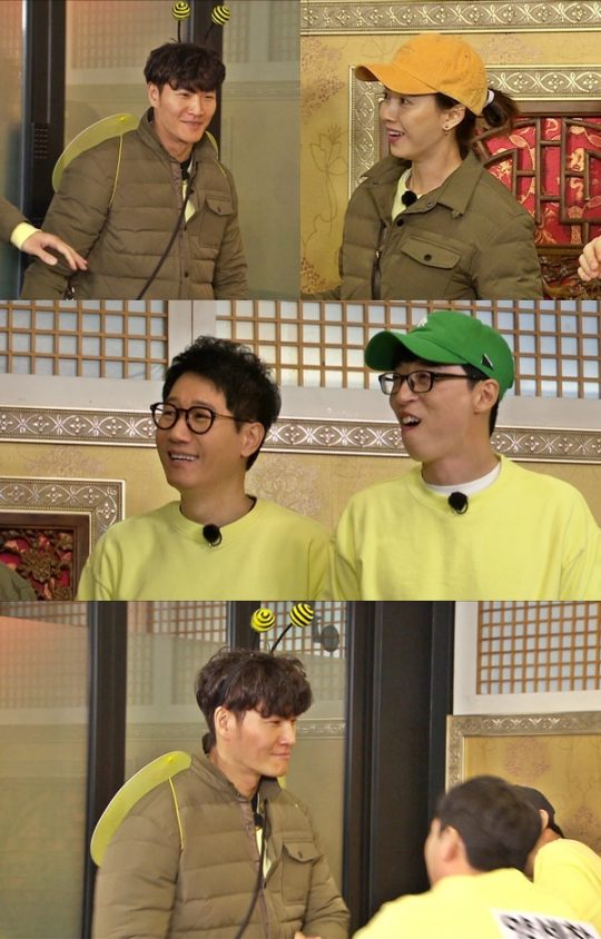 Singer Kim Jong-kook has turned into a dainty honeybee.On SBS Running Man, which will be broadcast on the 3rd, Kim Jong-kook, who transformed into a bee of love, will be revealed.In a recent recording, Kim Jong-kook appeared with a dainty honeybee wing and headband, turning into a bee ending.Even the members could not bear laughter in the new appearance of Kim Jong-kook, which was not a terrifying image of capable.The reason why Kim Jong-kook turned into a bee can be confirmed through broadcasting.On the other hand, Race was decorated with the Bees counterattack Race, which led to the rule that the Judge of Question Bee would turn out the members in turn, causing the members to be afraid.