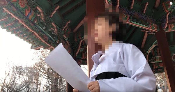 ‘자유 조선’으로 이름을 바꾼 천리마 민방위가 1일 7분 35초 분량의 유튜브 영상에서 “자유 조선 임시 정부를 건립한다”고 선언하고 있다./동영상 캡처