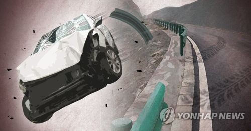 승용차 비탈길 추락사고(PG) [제작 이태호]