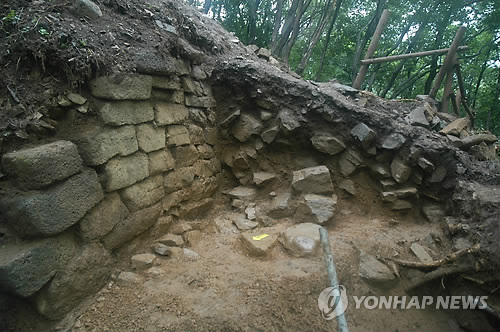 연천 대전리 산성 나당전쟁에서 중요한 전장 중 한 곳인 매초성으로 지목되는 연천 대전리 산성. [경기문화재연구원 제공=연합뉴스 자료사진]