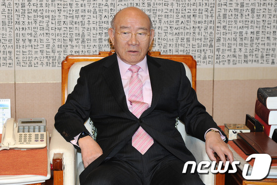 2012년 1월 2일 서울 연희동 자택에서 전두환 전 대통령.